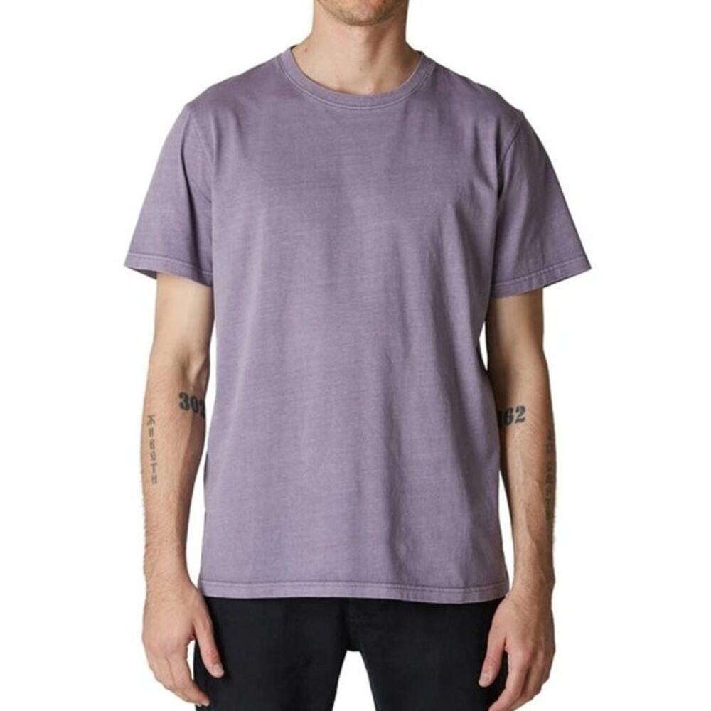 NEUW DENIM Band Solid Oversize T-shirt In Purple      Size: XL